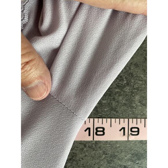 Vtg 70s Victorian Dress Size 7 Union Tag Lace Ruffle Feminine Romantic Pastel - Picture 12 of 14